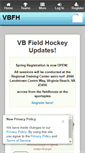 Mobile Screenshot of beachfieldhockey.com